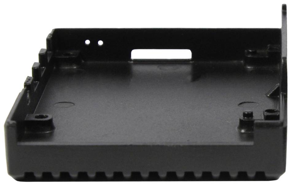 Allnet Aluminiumgehäuse Passend für (Entwicklungskits): Raspberry Pi® inkl. passiven Kühler Schwarz