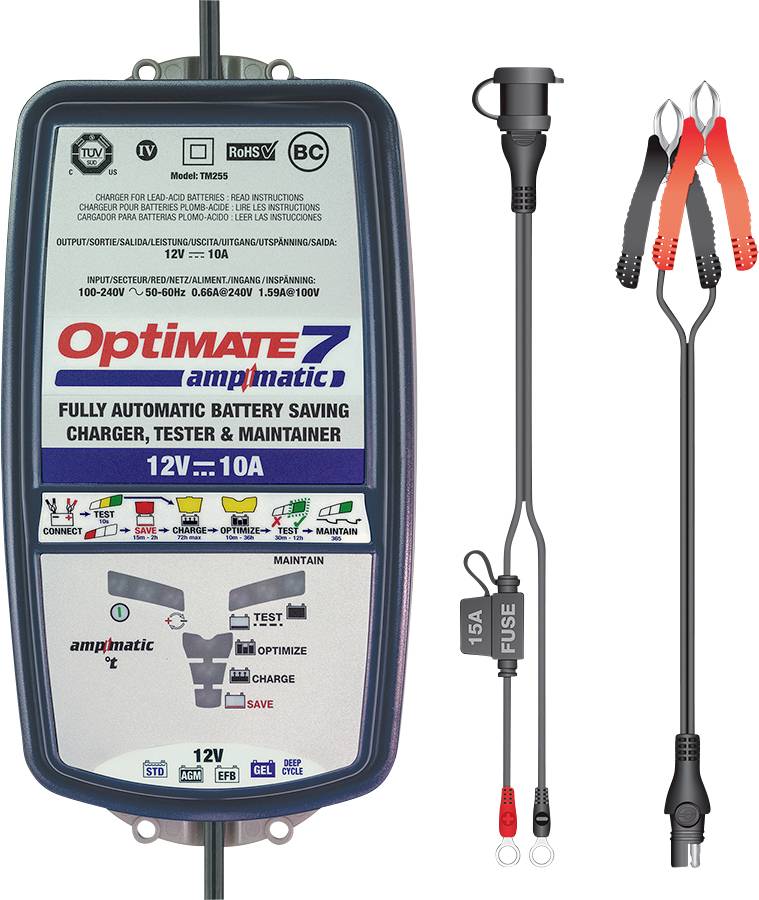 Optimate 7 AMPMATIC TM254 Automatikladegerät 12 V 10 A