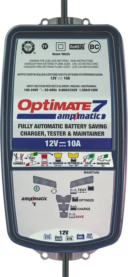 Optimate 7 AMPMATIC TM254 Automatikladegerät 12 V 10 A