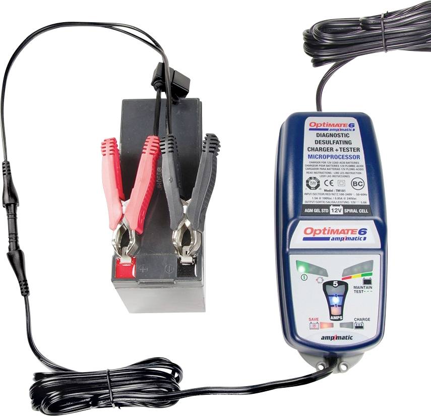 Optimate 6 AMPMATIC TM180SAE Automatikladegerät 12 V 5 A
