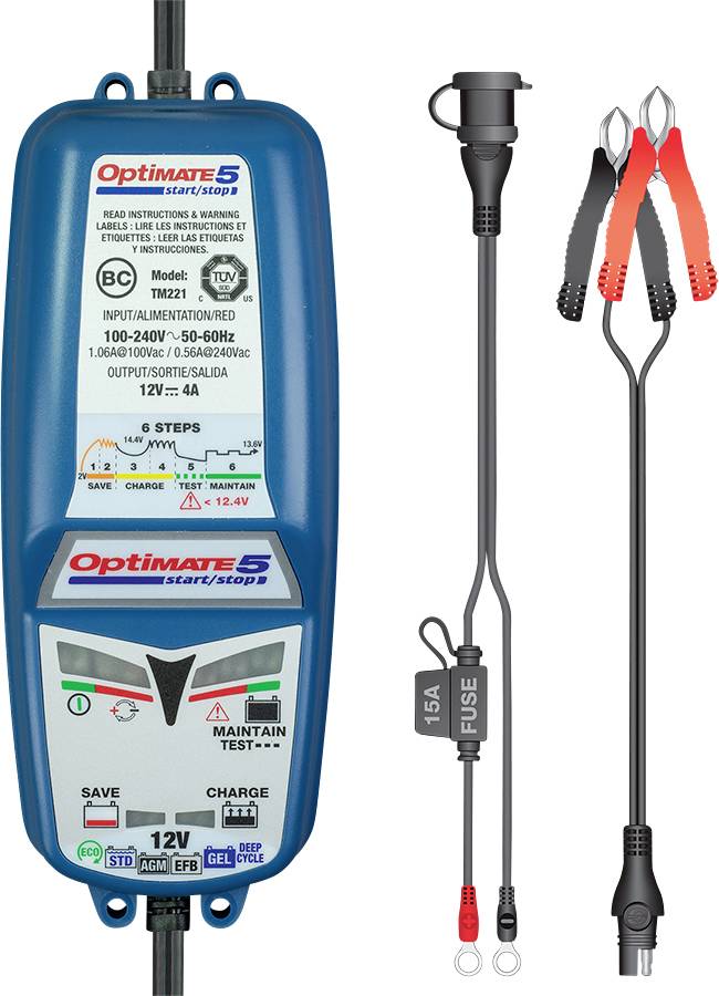 Optimate TM220-4A TM220-4A Automatikladegerät 12 V 4 A