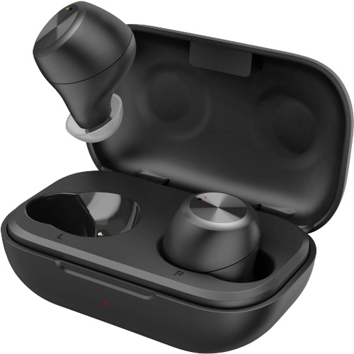 Thomson WEAR7701 In Ear Kopfhörer Bluetooth® Schwarz Headset, Touch-Steuerung, Wasserabweisend