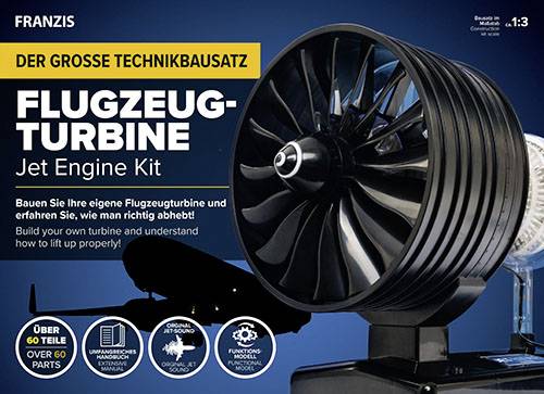 Franzis Verlag Flugzeugturbine 67131 Bausatz ab 14 Jahre