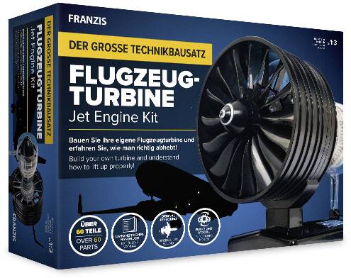 Franzis Verlag Flugzeugturbine 67131 Bausatz ab 14 Jahre