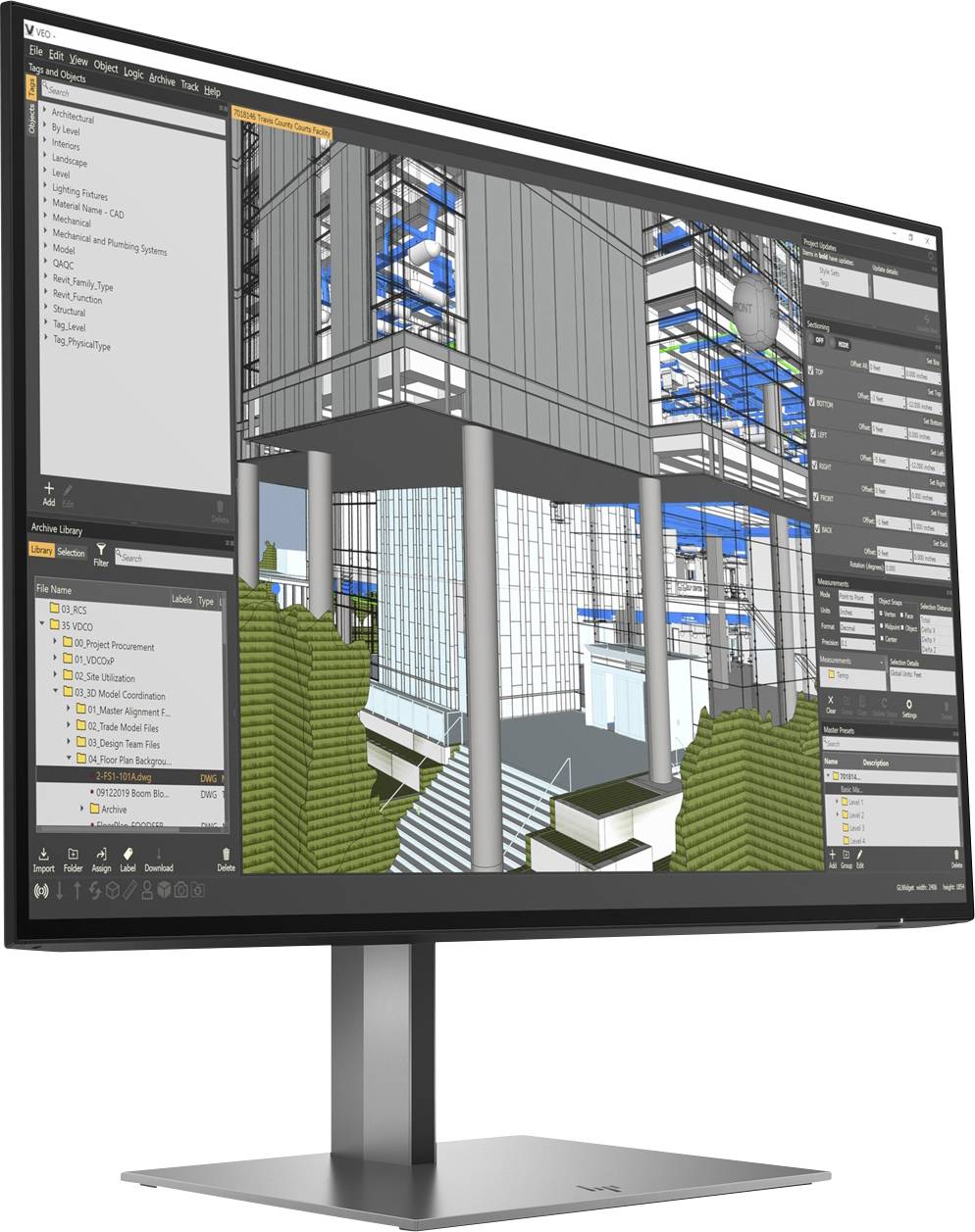 HP Z24n G3 LCD-Monitor EEK E (A - G) 61.2 cm (24.1 Zoll) 1920 x 1200 Pixel 16:10 5 ms DisplayPort, HDMI®, USB-A (USB 3.2 Gen 1) IPS LCD