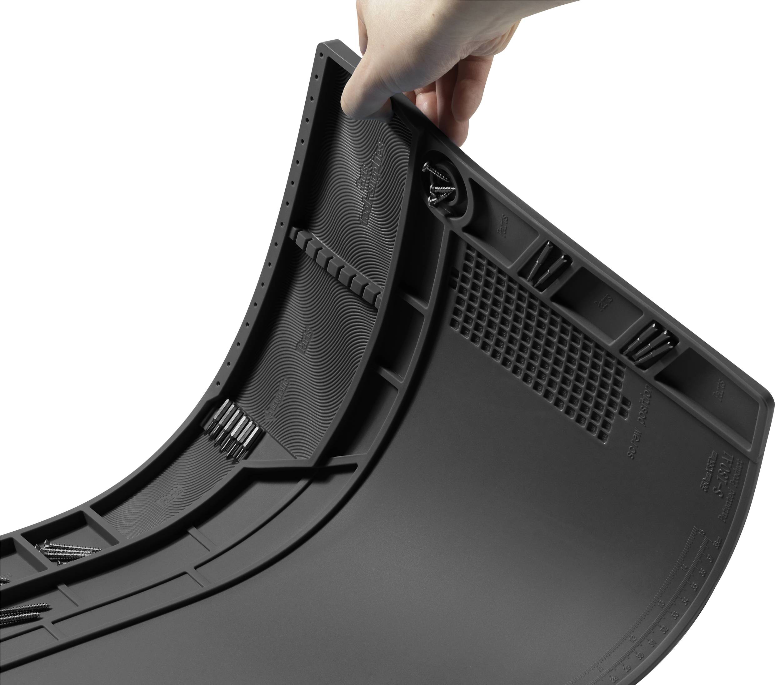 TOOLCRAFT Ablage (L x B x H) 550 x 350 x 11.5mm 1St.