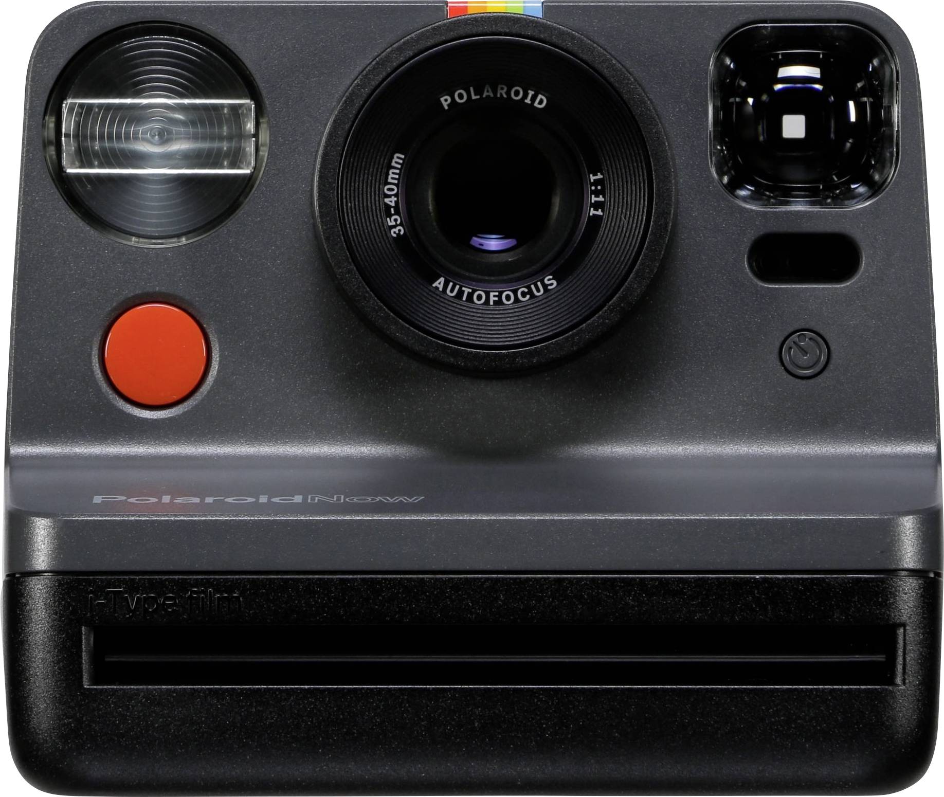 Polaroid Now i-Type Sofortbildkamera Schwarz mit eingebautem Blitz