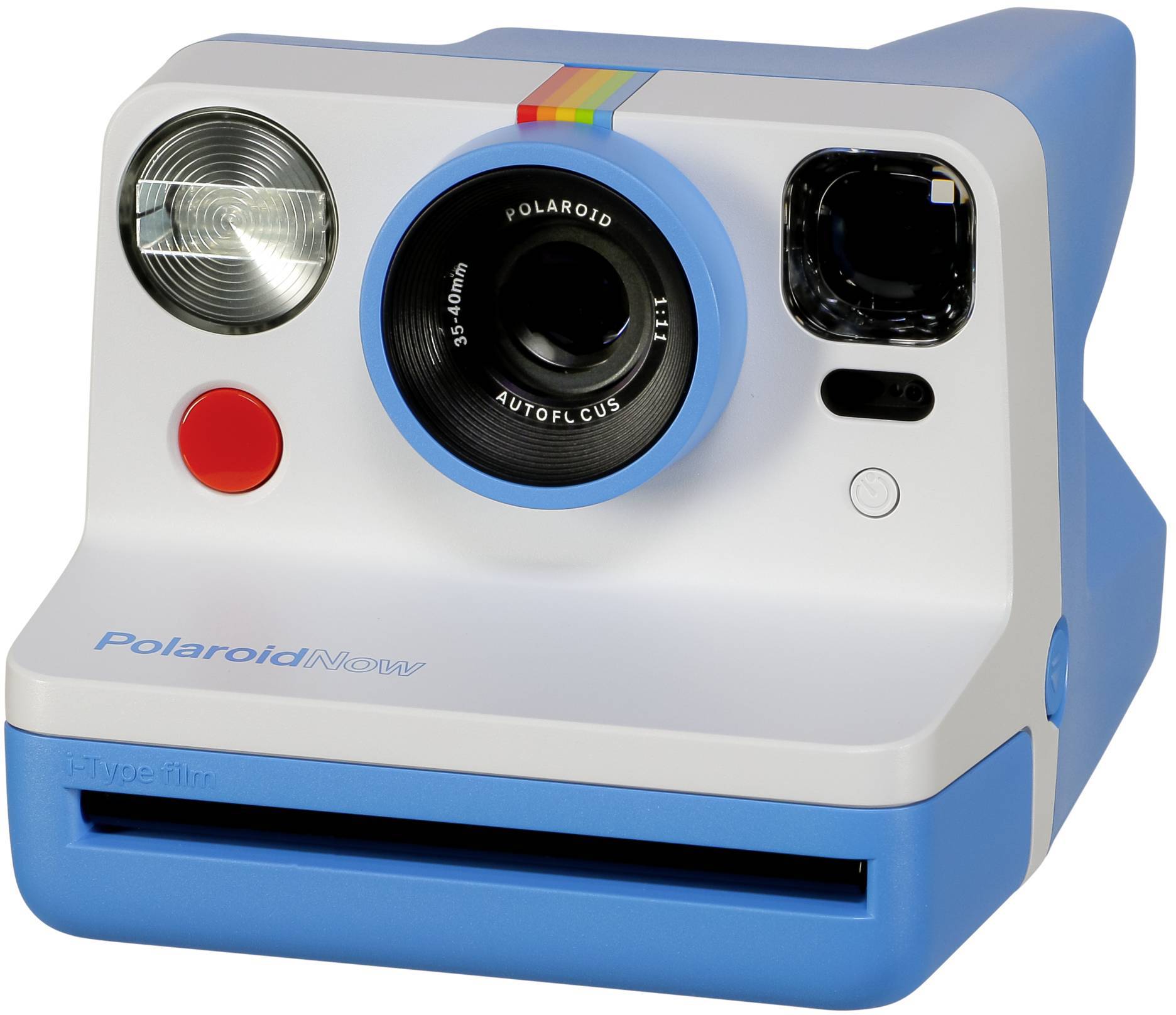 Polaroid Now i-Type Sofortbildkamera Blau, Weiß mit eingebautem Blitz