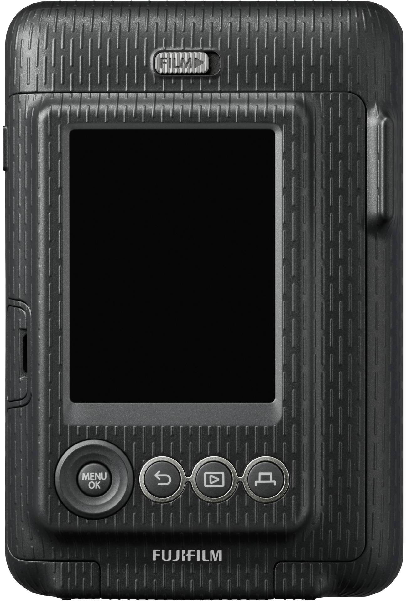 Fujifilm Digitalkamera Grau inkl. Blitzgerät Bluetooth, mit eingebautem Blitz