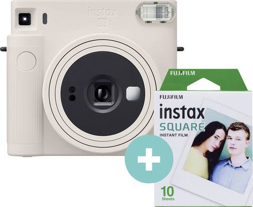 Fujifilm instax SQUARE SQ 1 Set Sofortbildkamera Weiß mit eingebautem Blitz  - Onlineshop Voelkner