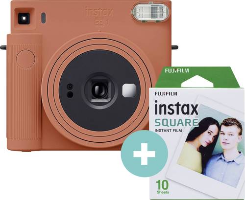 Fujifilm instax SQUARE SQ 1 Set Sofortbildkamera Orange mit eingebautem Blitz  - Onlineshop Voelkner