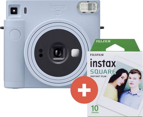 Fujifilm instax SQUARE SQ 1 Set Sofortbildkamera Blau mit eingebautem Blitz  - Onlineshop Voelkner