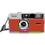 AgfaPhoto 603001 Kleinbildkamera mit eingebautem Blitz Rot 1St.