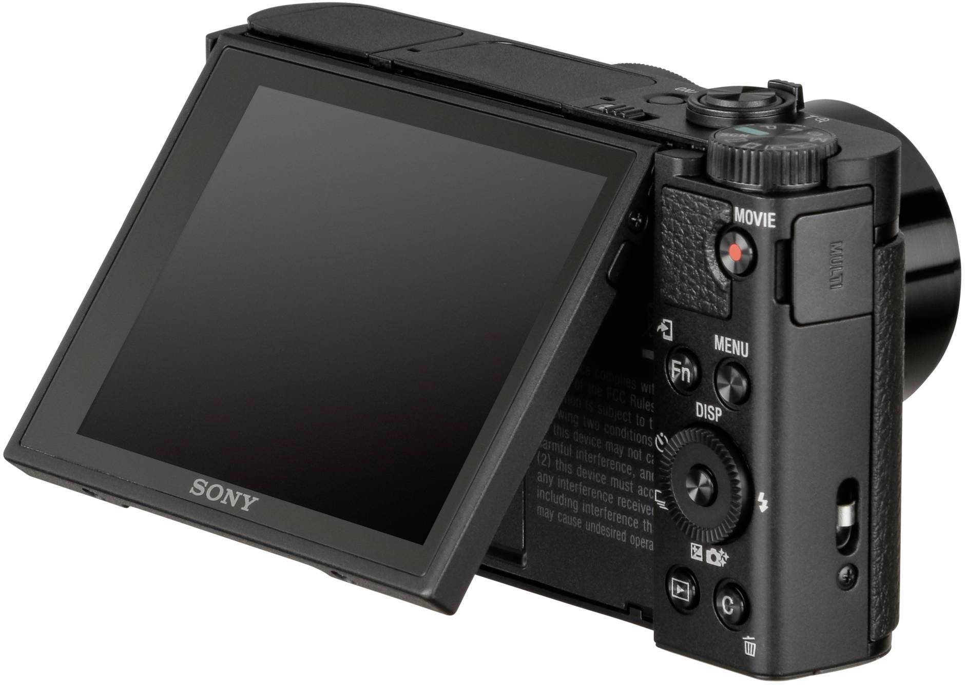 Sony Digitalkamera Opt. Zoom: 28 x Schwarz inkl. Blitzgerät 4K-Video, Bildstabilisierung, Bluetooth, Full HD Video, Touch-Screen, WiFi, mit eingeba