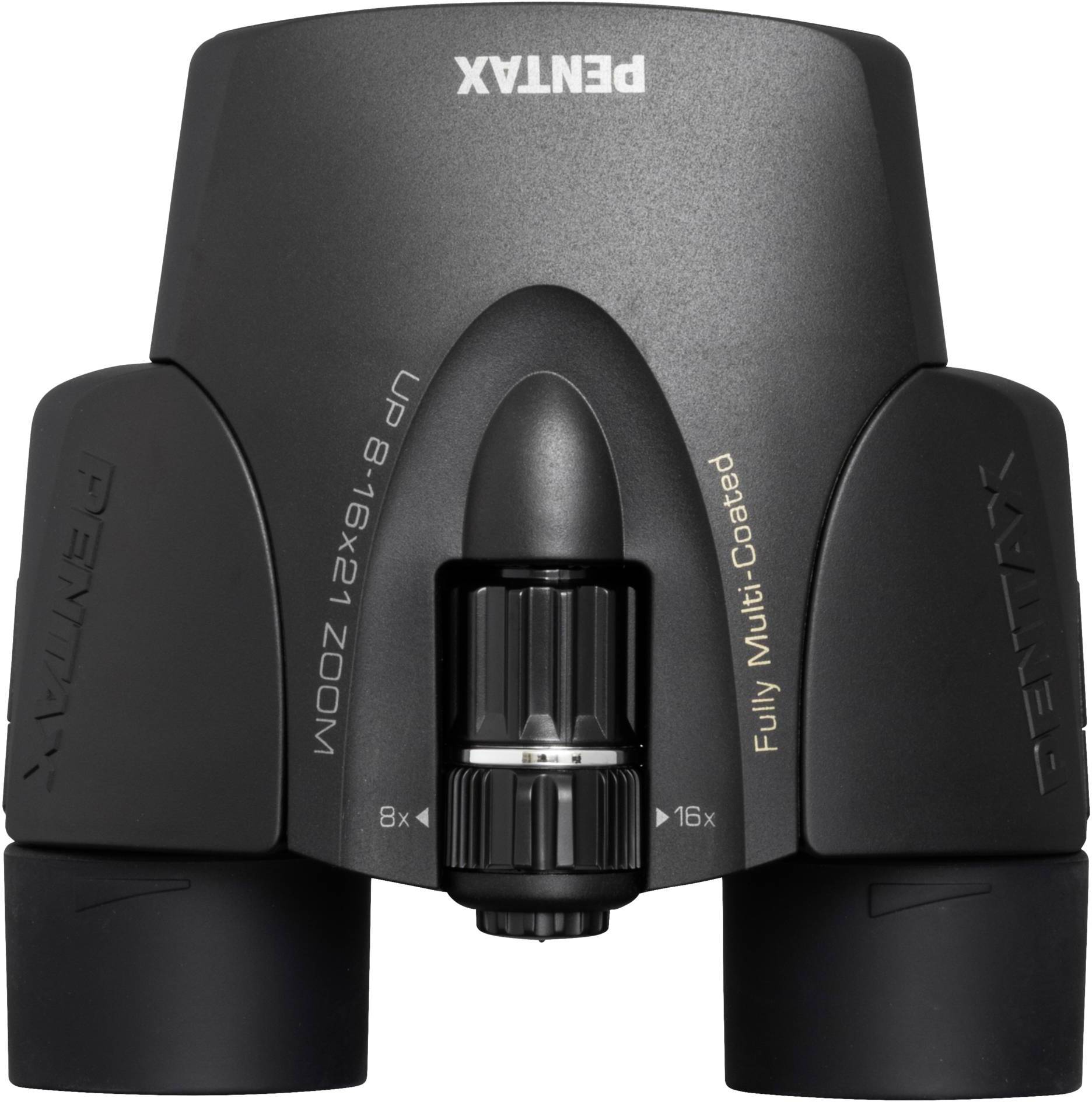 Pentax Fernglas 8 x - 16 x 21mm Porro Schwarz 61961