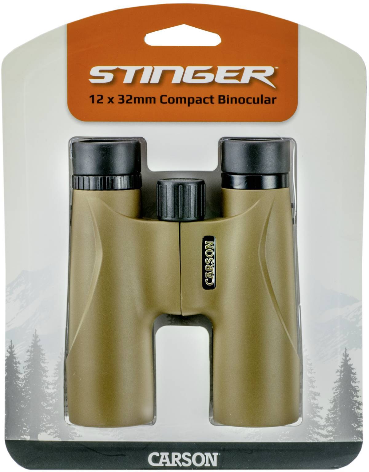 Carson Optical Fernglas 12 x 32 mm Dachkant Beige, Schwarz HW-232