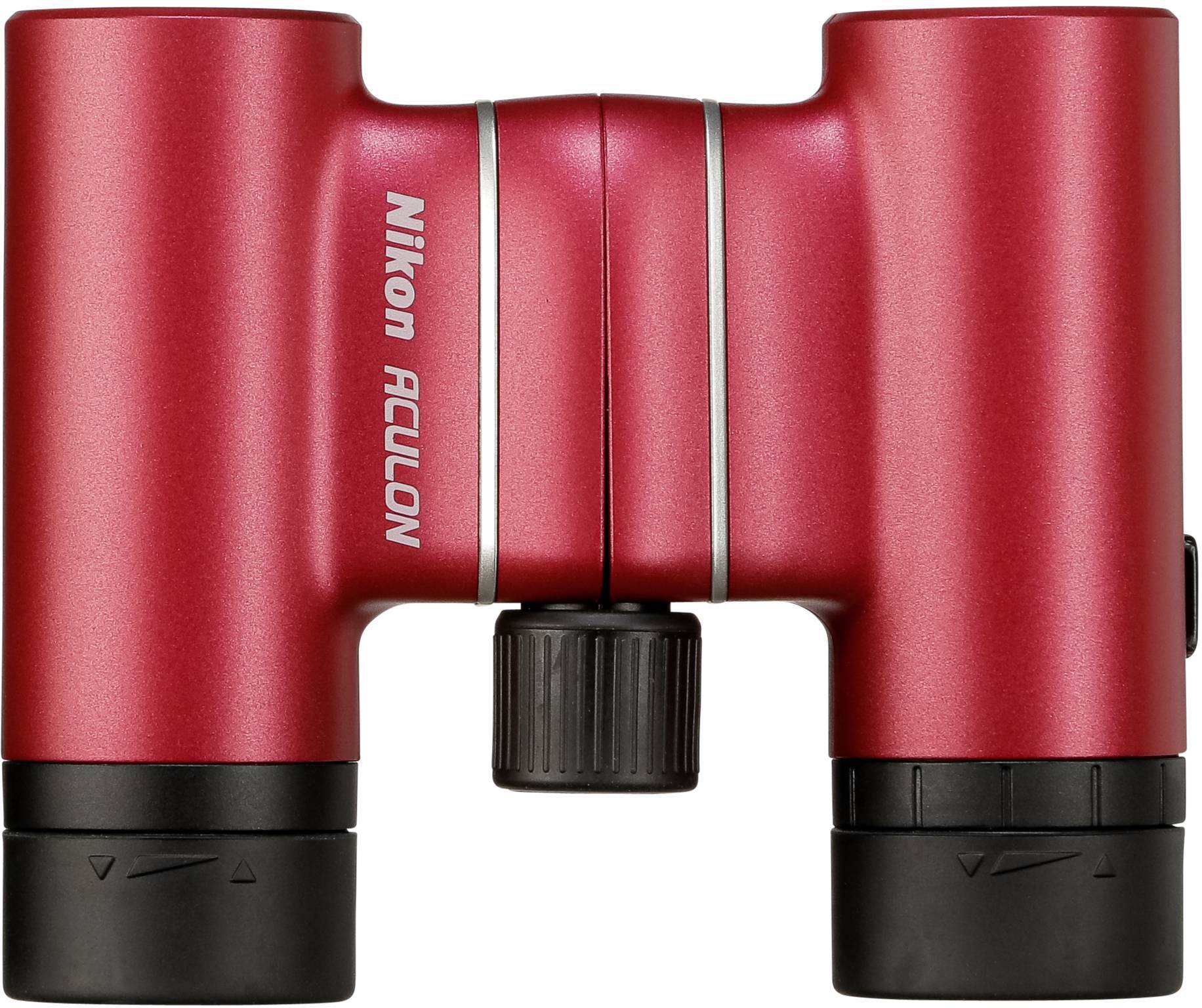 Rotes Fernglas der Marke 