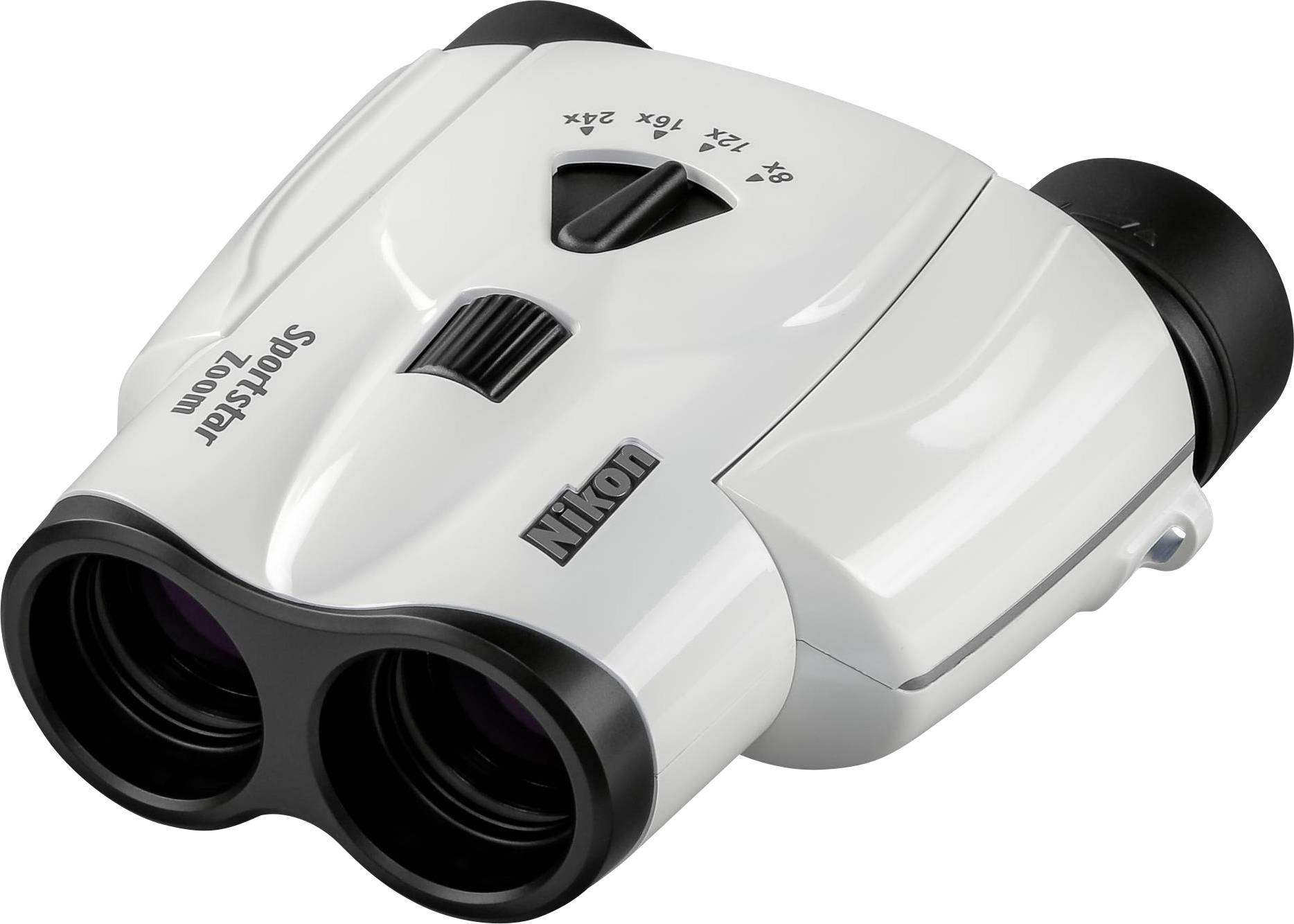 Nikon Zoom-Fernglas 8 x - 24 x 25mm Dachkant Weiß BAA870WB