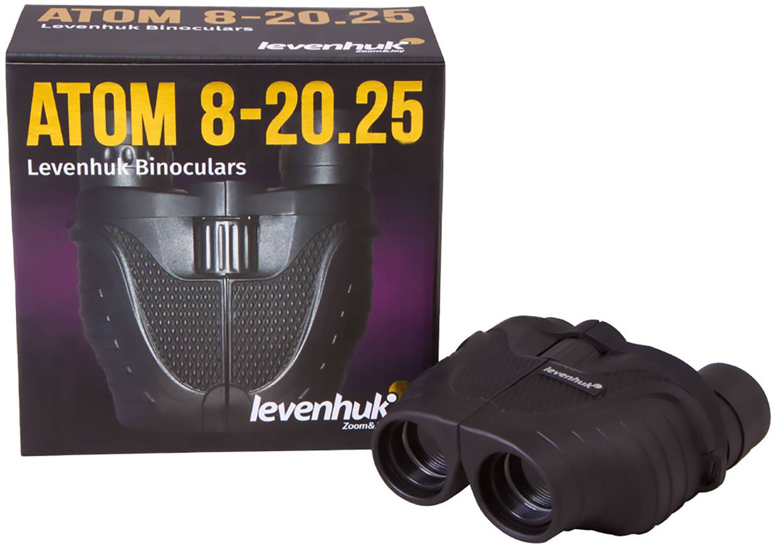 Levenhuk Zoom-Fernglas 8 x - 20 x 25mm Porro Schwarz 71405
