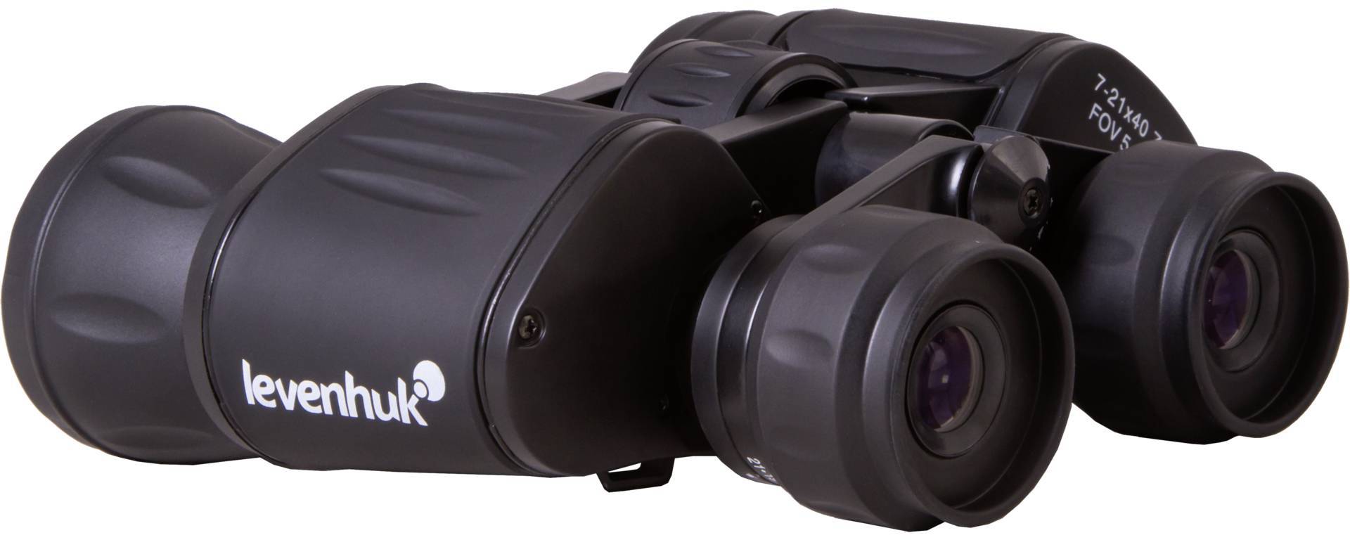 Levenhuk Zoom-Fernglas 7 x - 21 x 40mm Porro Schwarz 72517