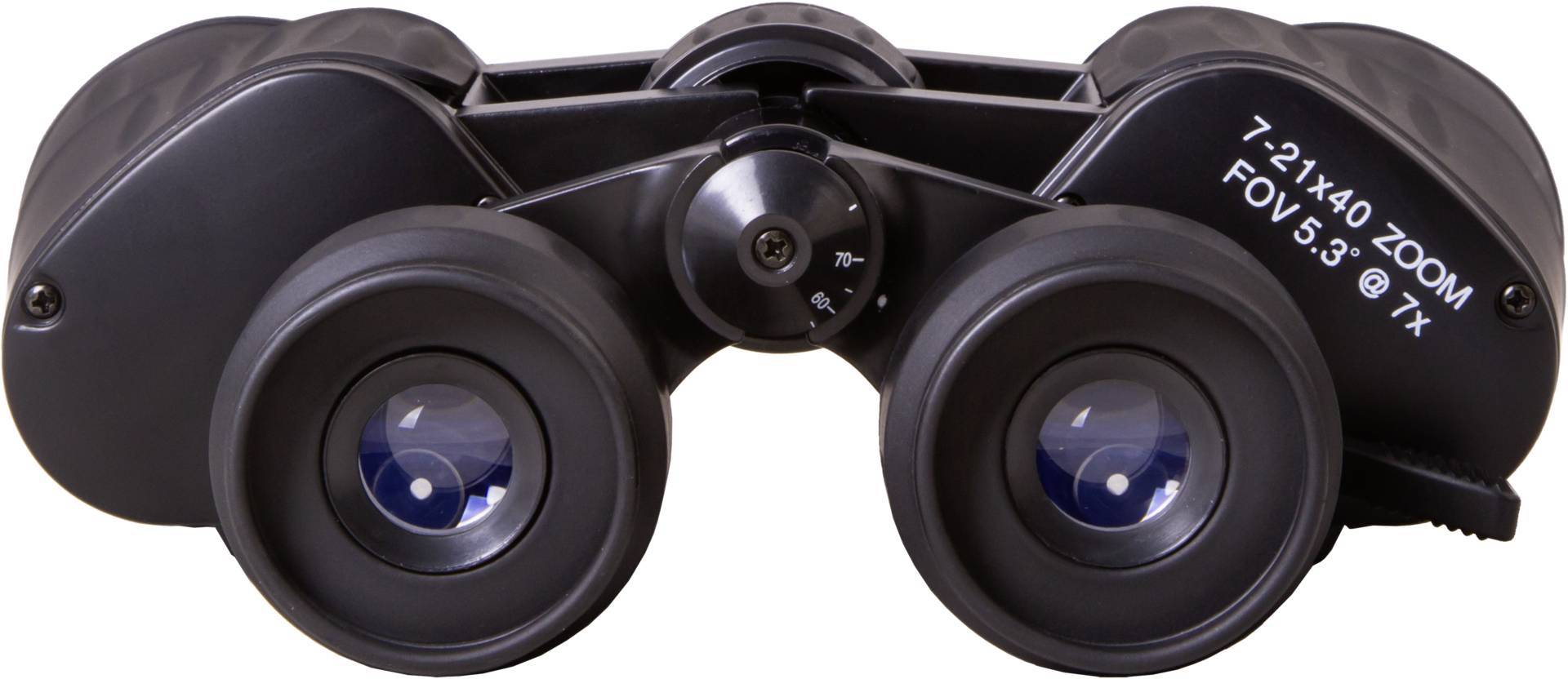 Levenhuk Zoom-Fernglas 7 x - 21 x 40mm Porro Schwarz 72517