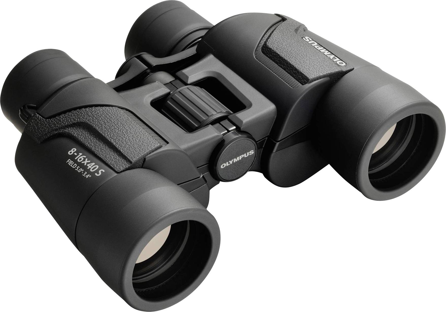 Olympus Fernglas 8 x - 16 x 40 mm Porro Schwarz V501024BU000