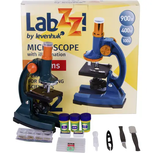 Levenhuk 69740 Kinder-Mikroskop Monokular 900 x Levenhuk 69740 Kinder-Mikroskop Monokular 900 x
