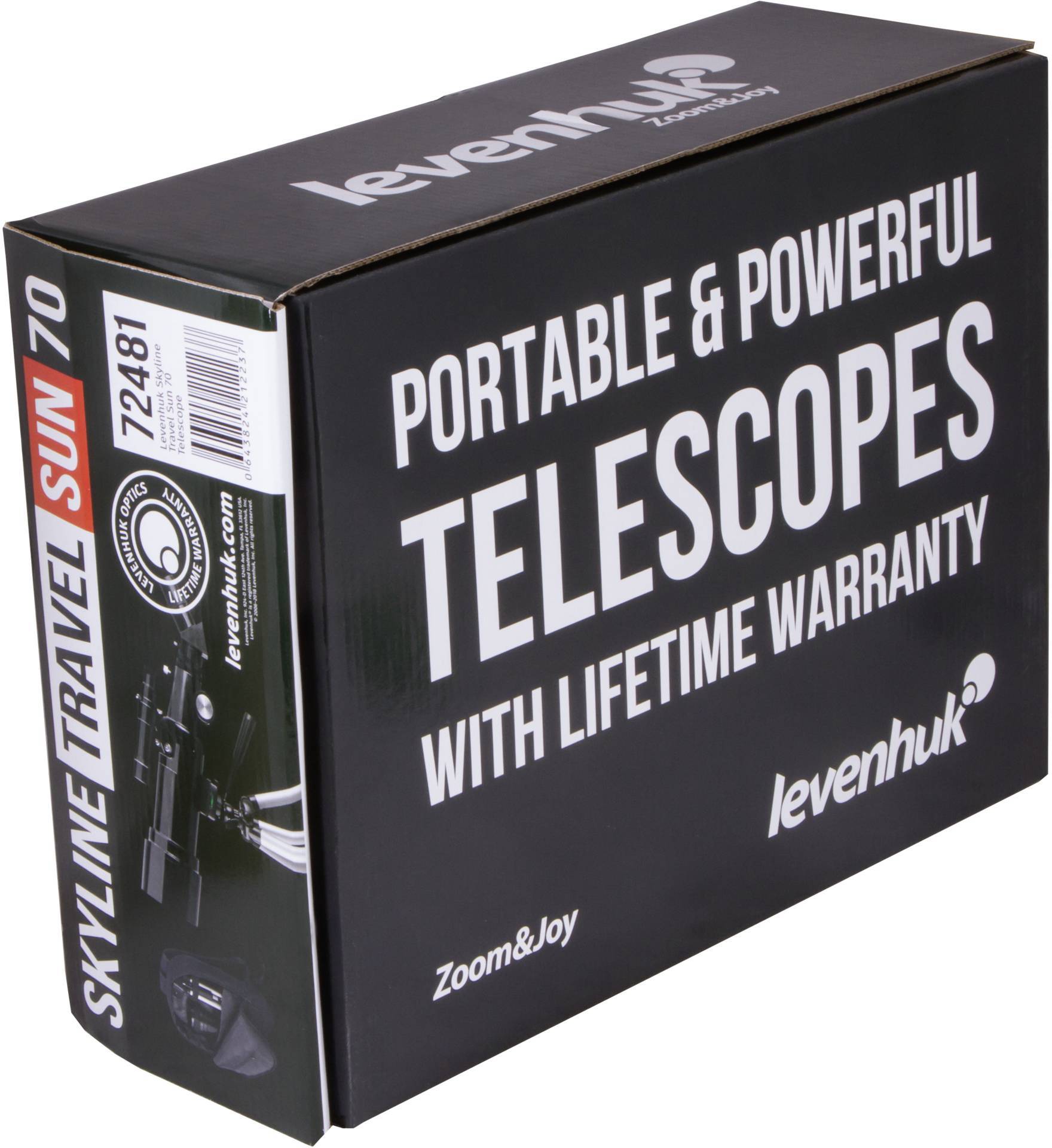 Levenhuk Refraktor-Teleskop Azimutal Vergrößerung 140 x (max)