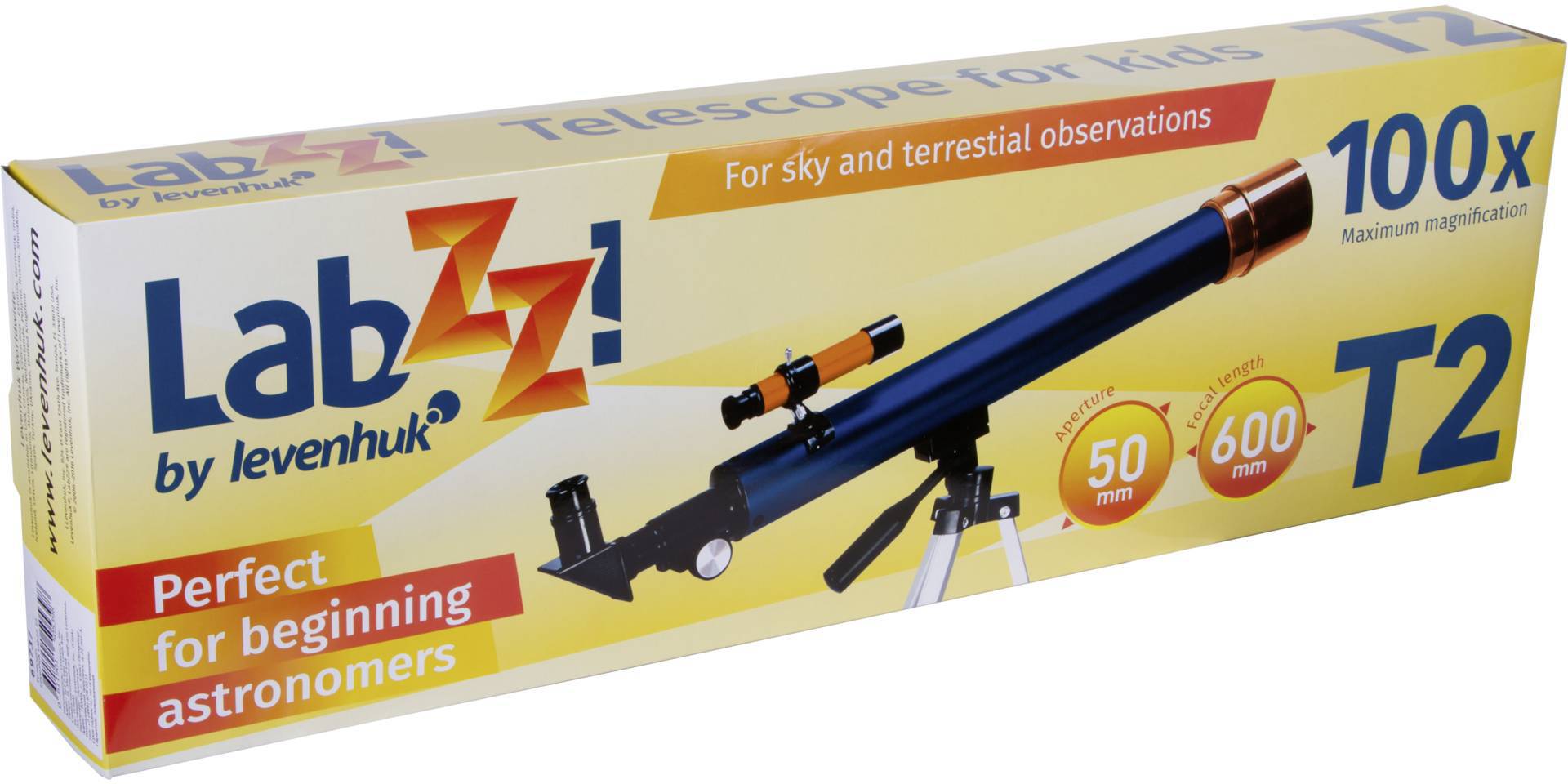 Levenhuk Spiegel-Teleskop Azimutal Vergrößerung 48 bis 100 x