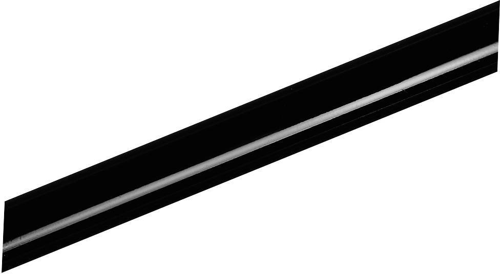 Schwarzer, rechteckiger Balken in diagonaler Position von links unten nach rechts oben.