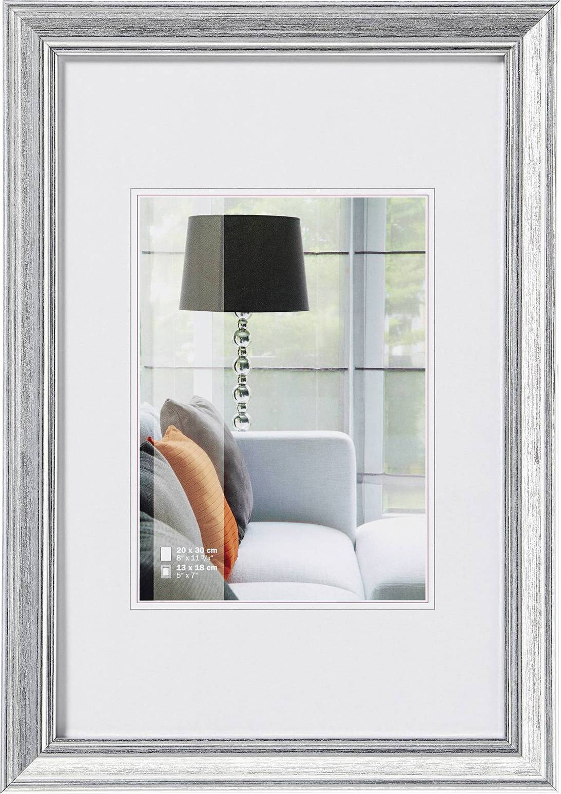 walther+ design JA030S Bilder Wechselrahmen Papierformat: 20 x 30 cm Silber