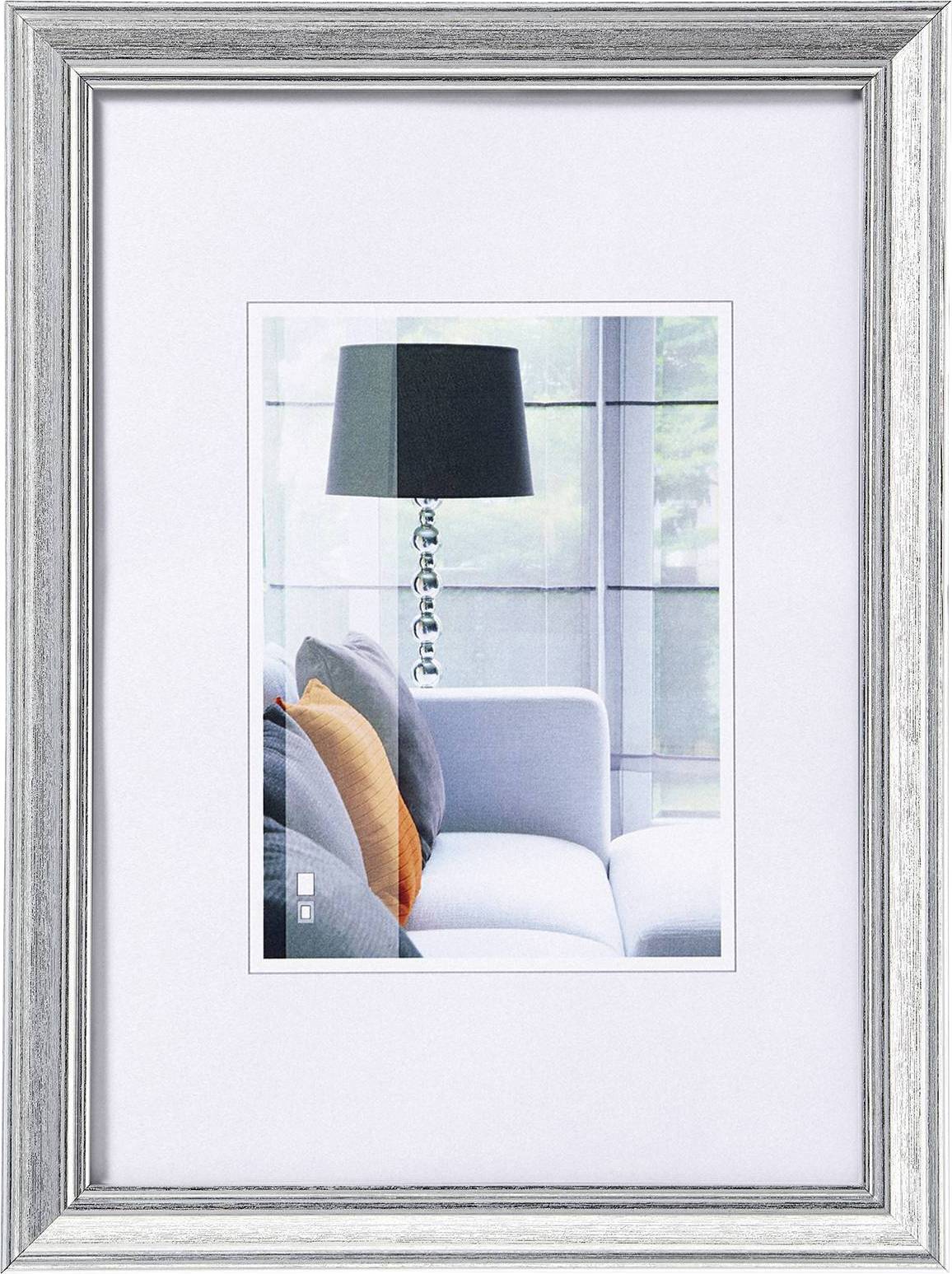 walther+ design JA040S Bilder Wechselrahmen Papierformat: 30 x 40 cm Silber