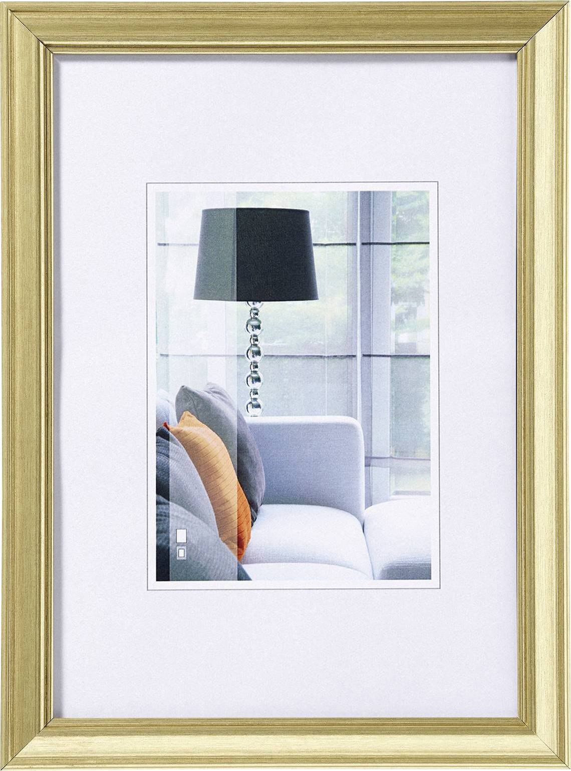 walther+ design JA040G Bilder Wechselrahmen Papierformat: 30 x 40 cm Gold