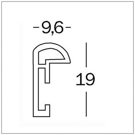 walther+ design KS330H Bilder Wechselrahmen Papierformat: 30 x 30cm Silber