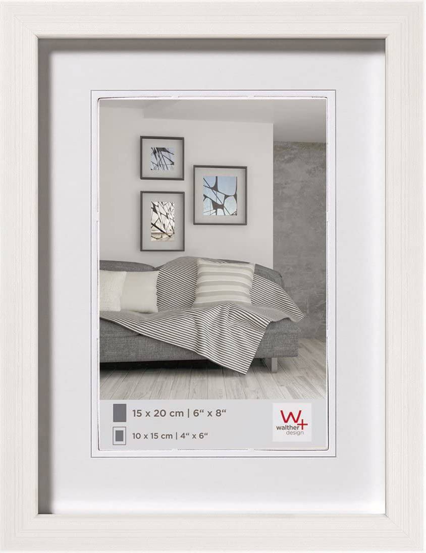walther+ design JK-130-W Bilder Wechselrahmen Papierformat: 20 x 15 cm Weiß