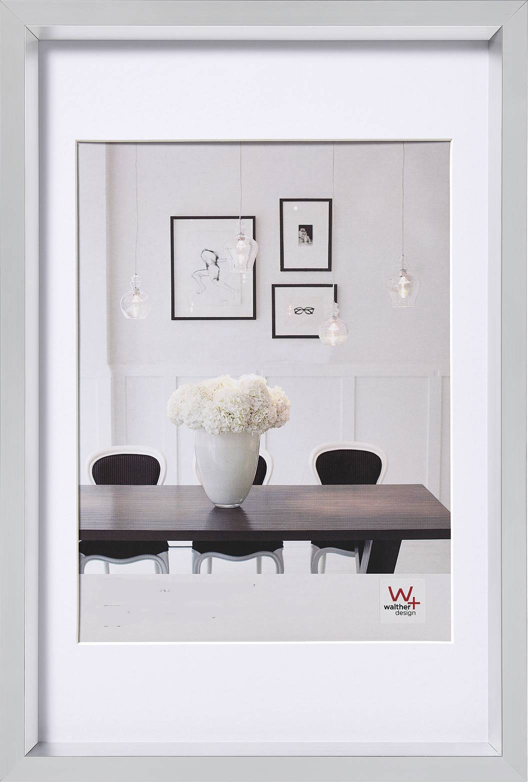 walther+ design ES520S Bilder Wechselrahmen Papierformat: 20 x 15 cm Silber