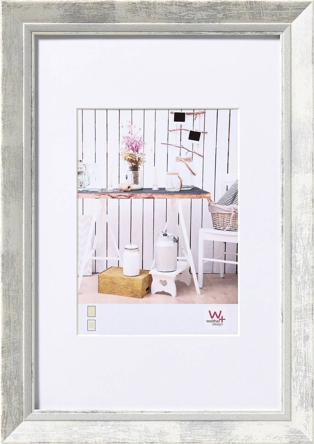 walther+ design EL030W Bilder Wechselrahmen Papierformat: 20 x 30cm Weiß