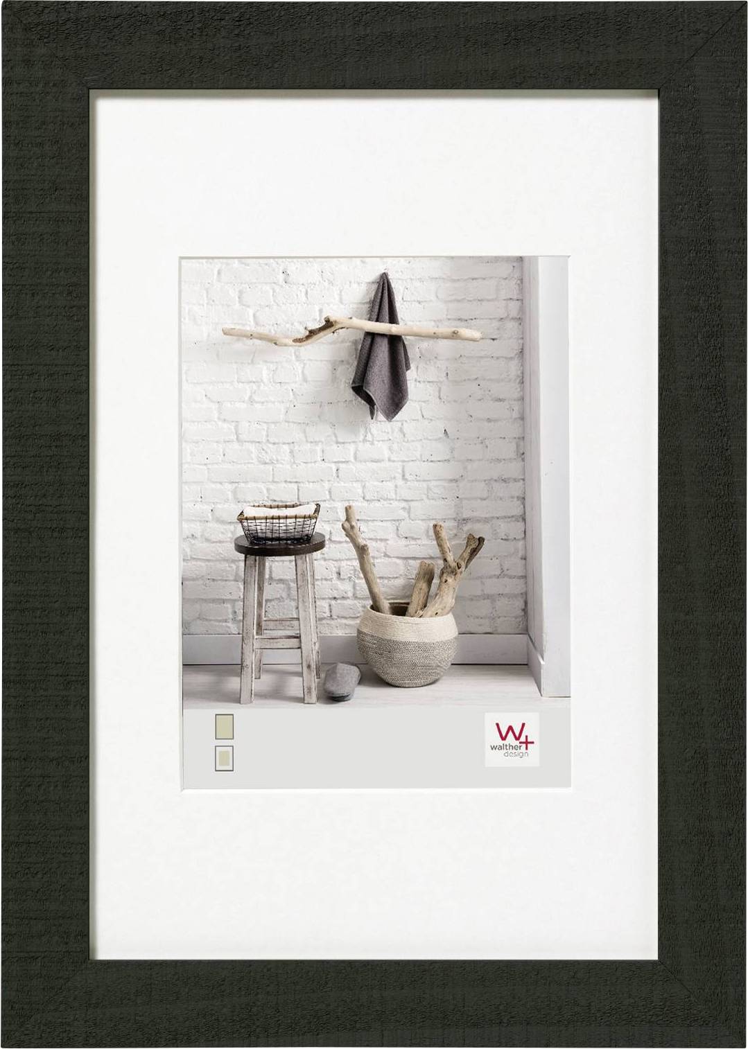 walther+ design HO130B Bilder Wechselrahmen Papierformat: DIN A4 Schwarz