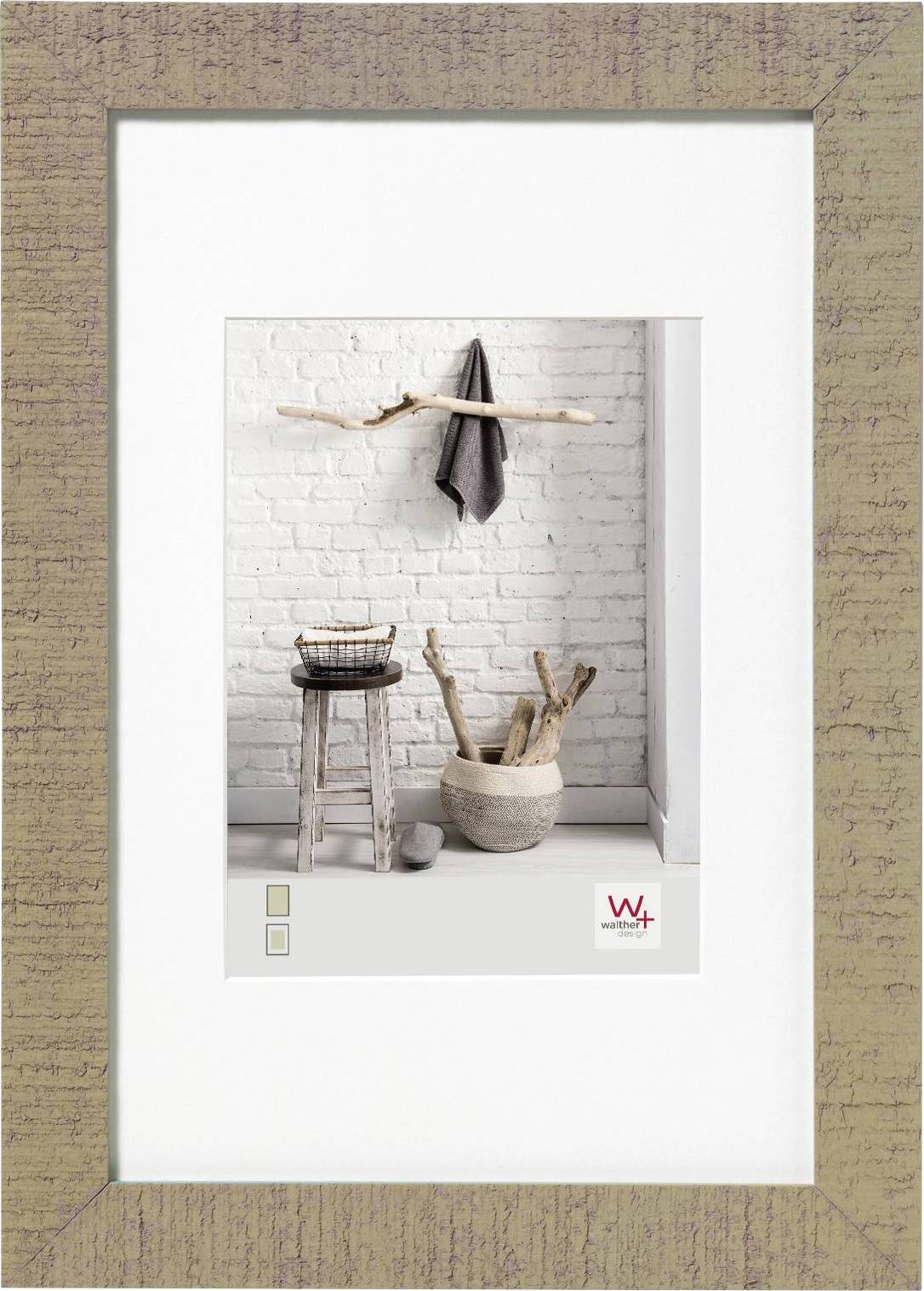 walther+ design HO130C Bilder Wechselrahmen Papierformat: DIN A4 Braun