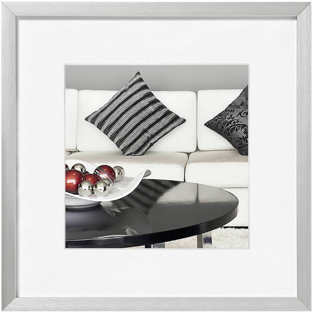 walther+ design AJ220S Bilder Wechselrahmen Papierformat: 13 x 13 cm Silber