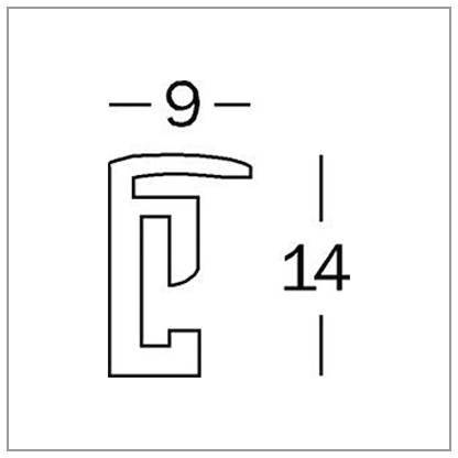 Griechischer Buchstabe Pi (π) mit Zahlen '9' oben und '14' rechts, geometrisch stilisiert dargestellt.