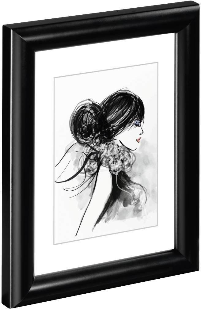 Hama 175632 Bilder Wechselrahmen Papierformat: 13 x 18 cm Schwarz