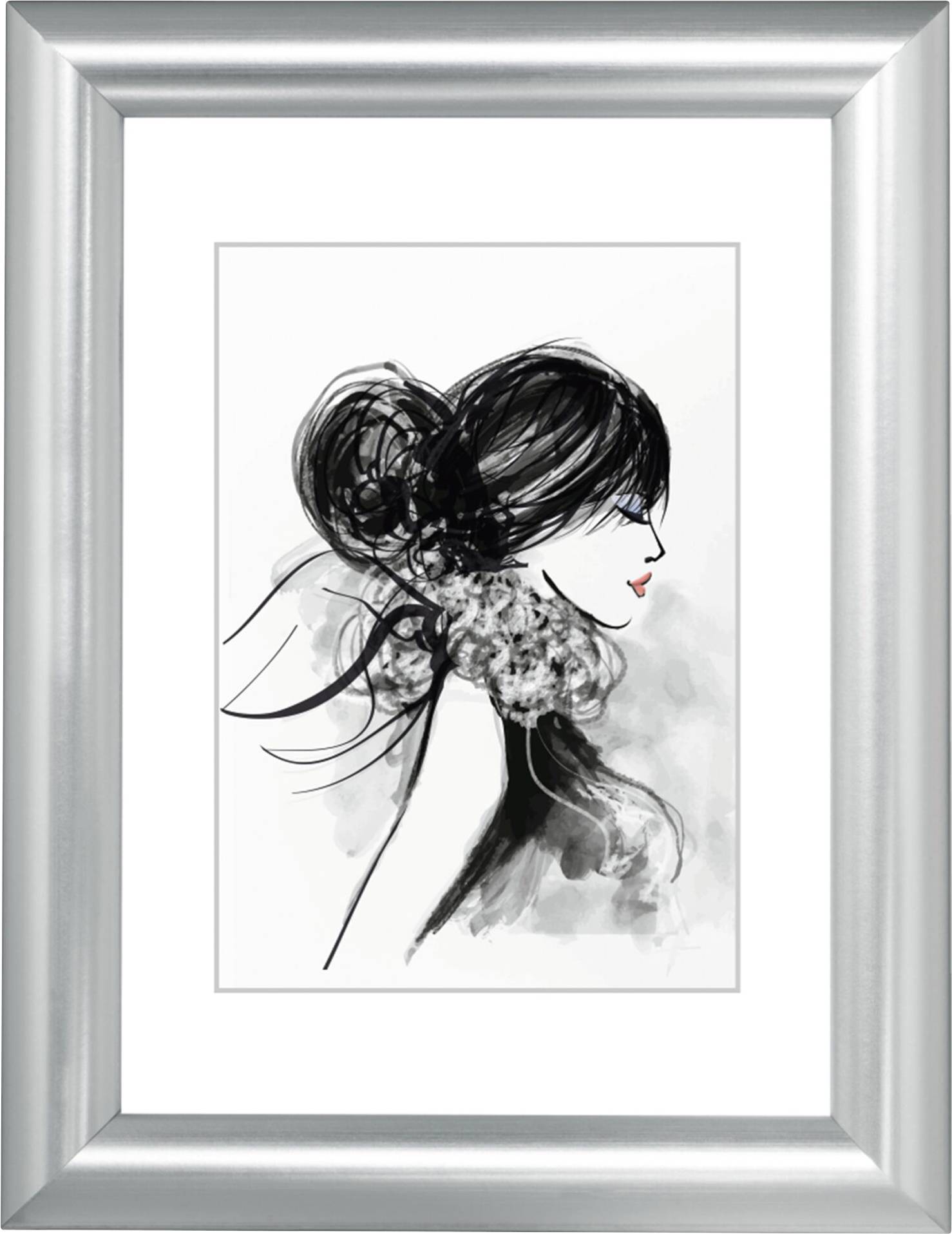 Hama 175628 Bilder Wechselrahmen Papierformat: 28 x 35 cm Silber