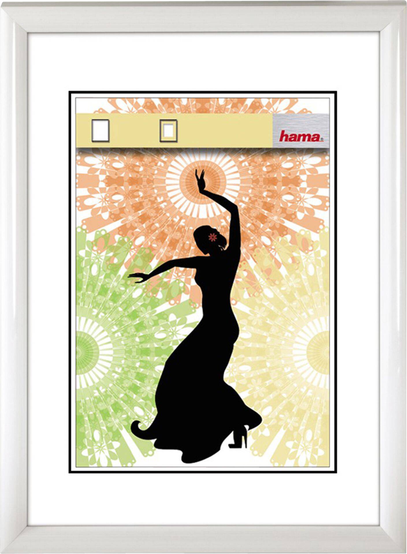 Hama 31765 Bilder Wechselrahmen Papierformat: 13 x 18cm Weiß