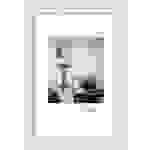walther+ design HO040W Bilder Wechselrahmen Papierformat: 30 x 40cm Weiß, Beige