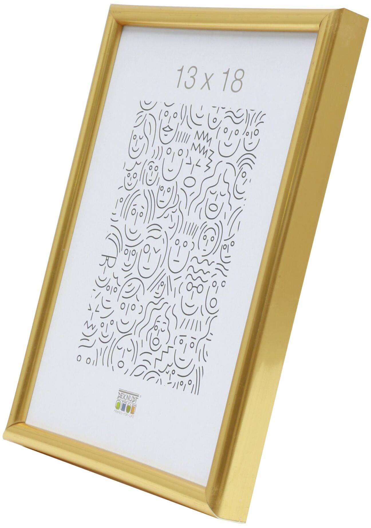 Deknudt S011A4 20x30 Bilder Wechselrahmen Papierformat: 20 x 30cm Gold