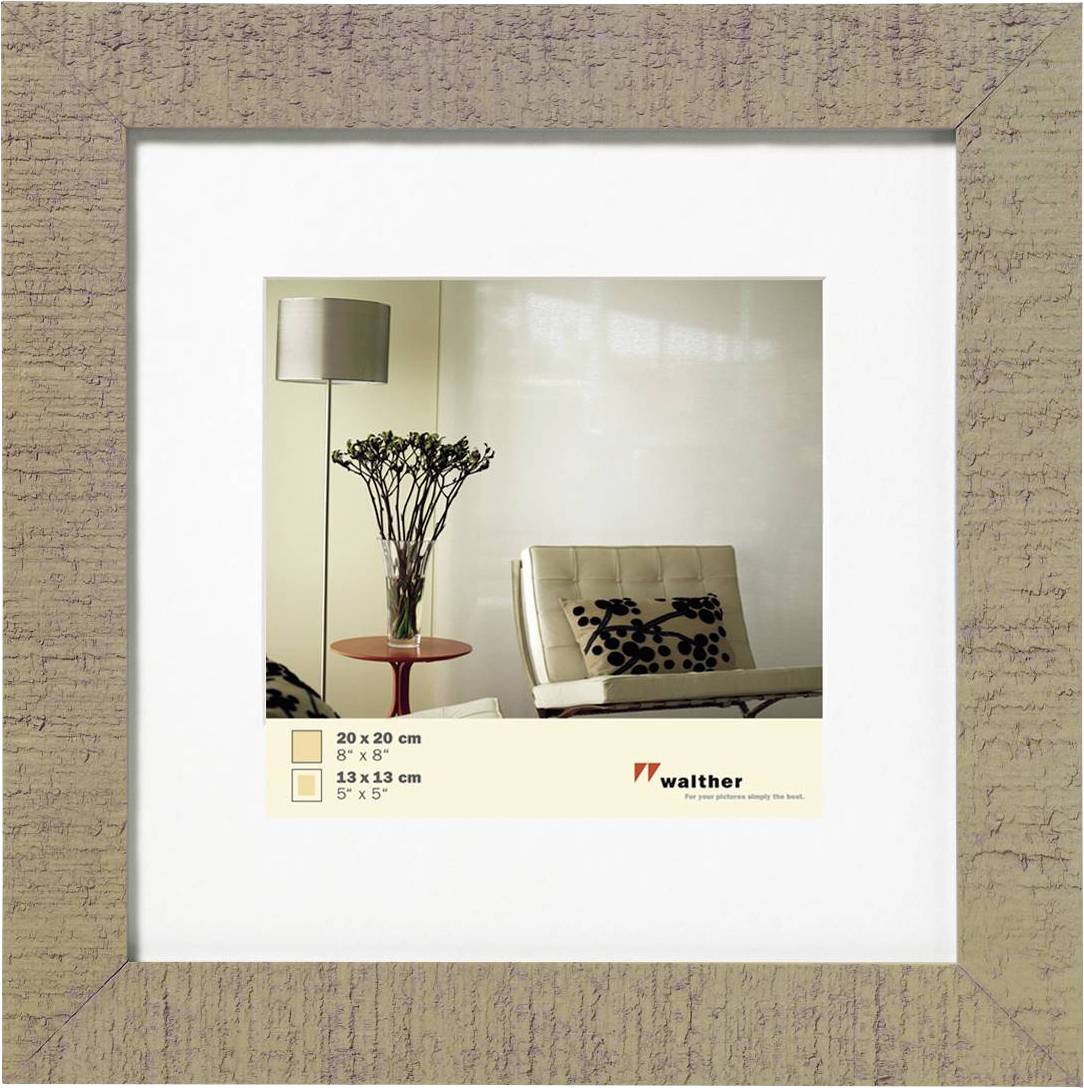 walther+ design HO220C Bilder Wechselrahmen Papierformat: 20 x 20cm Beige