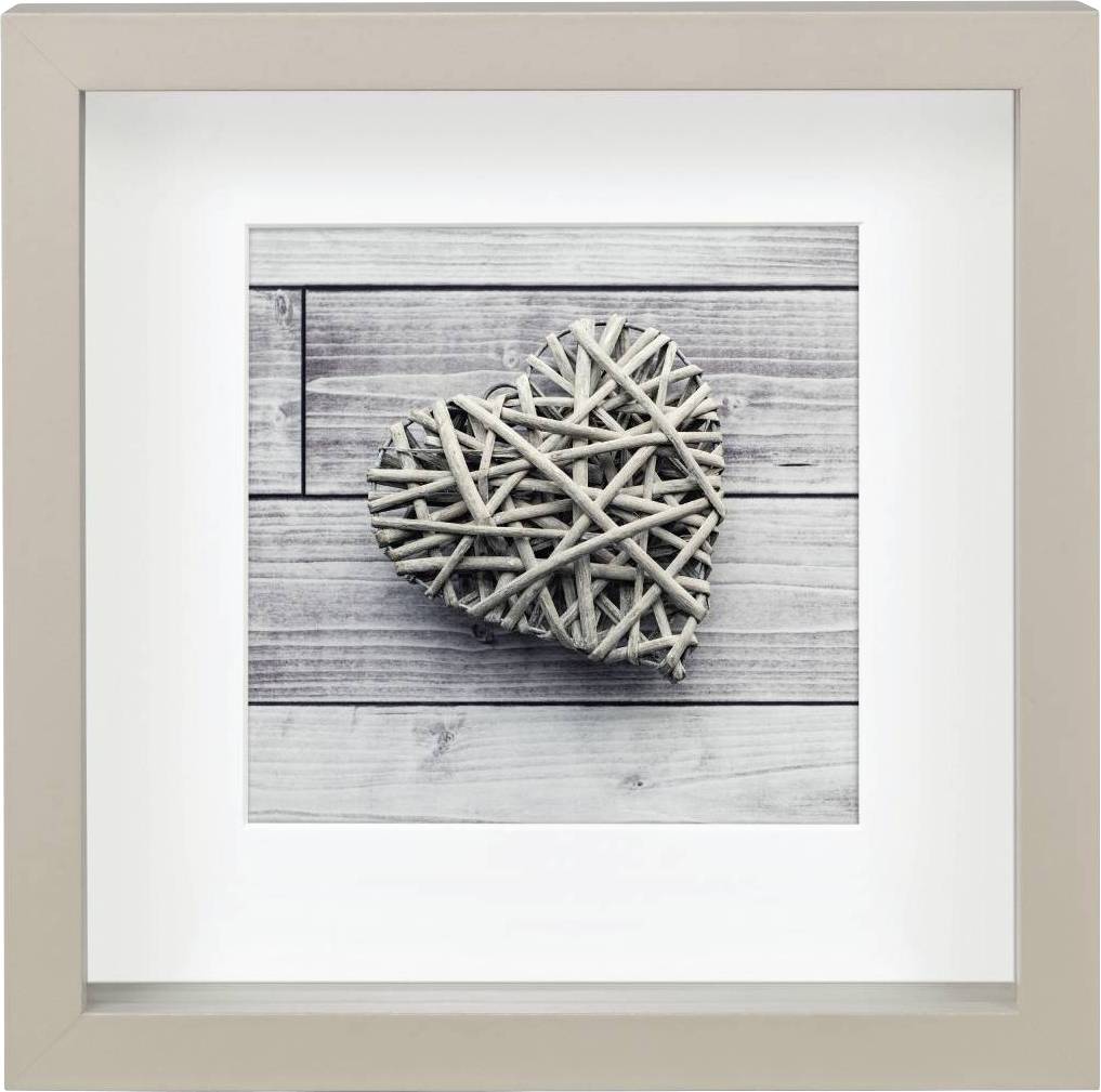 Hama 59778 Bilder Wechselrahmen Papierformat: 15 x 15 cm Beige
