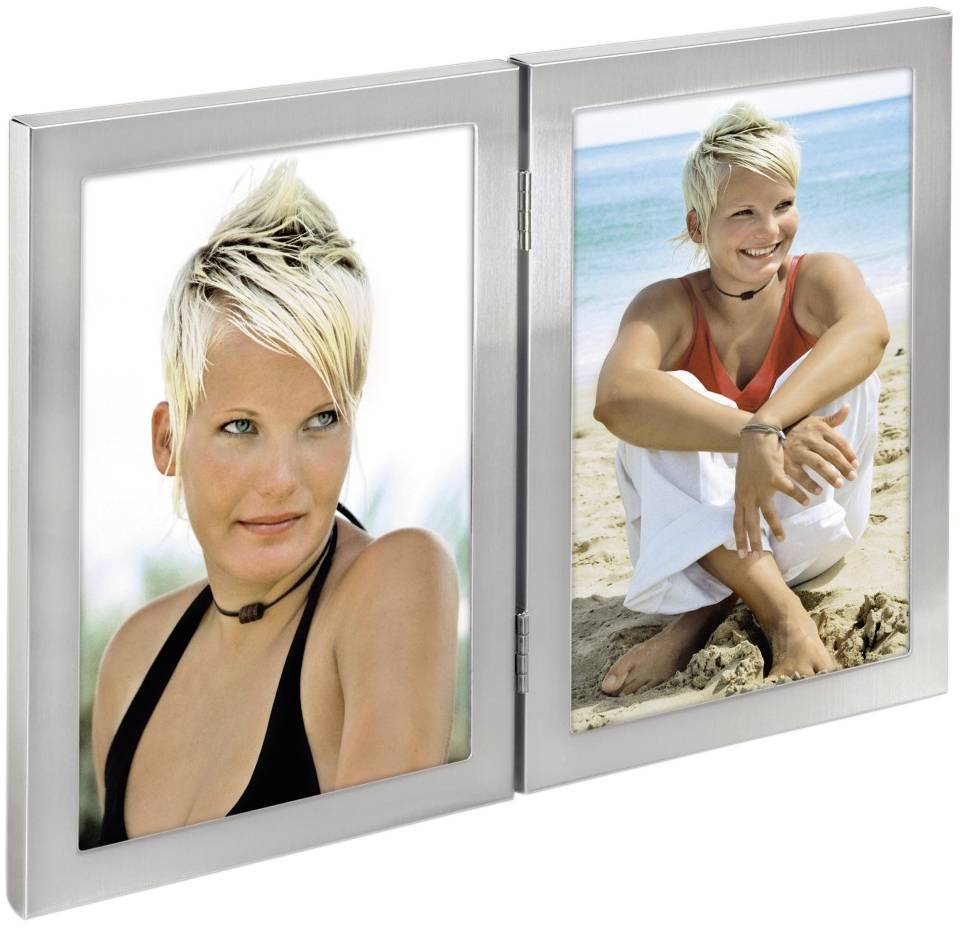 Hama 65347 Bilder Wechselrahmen Papierformat: 13 x 18cm Silber