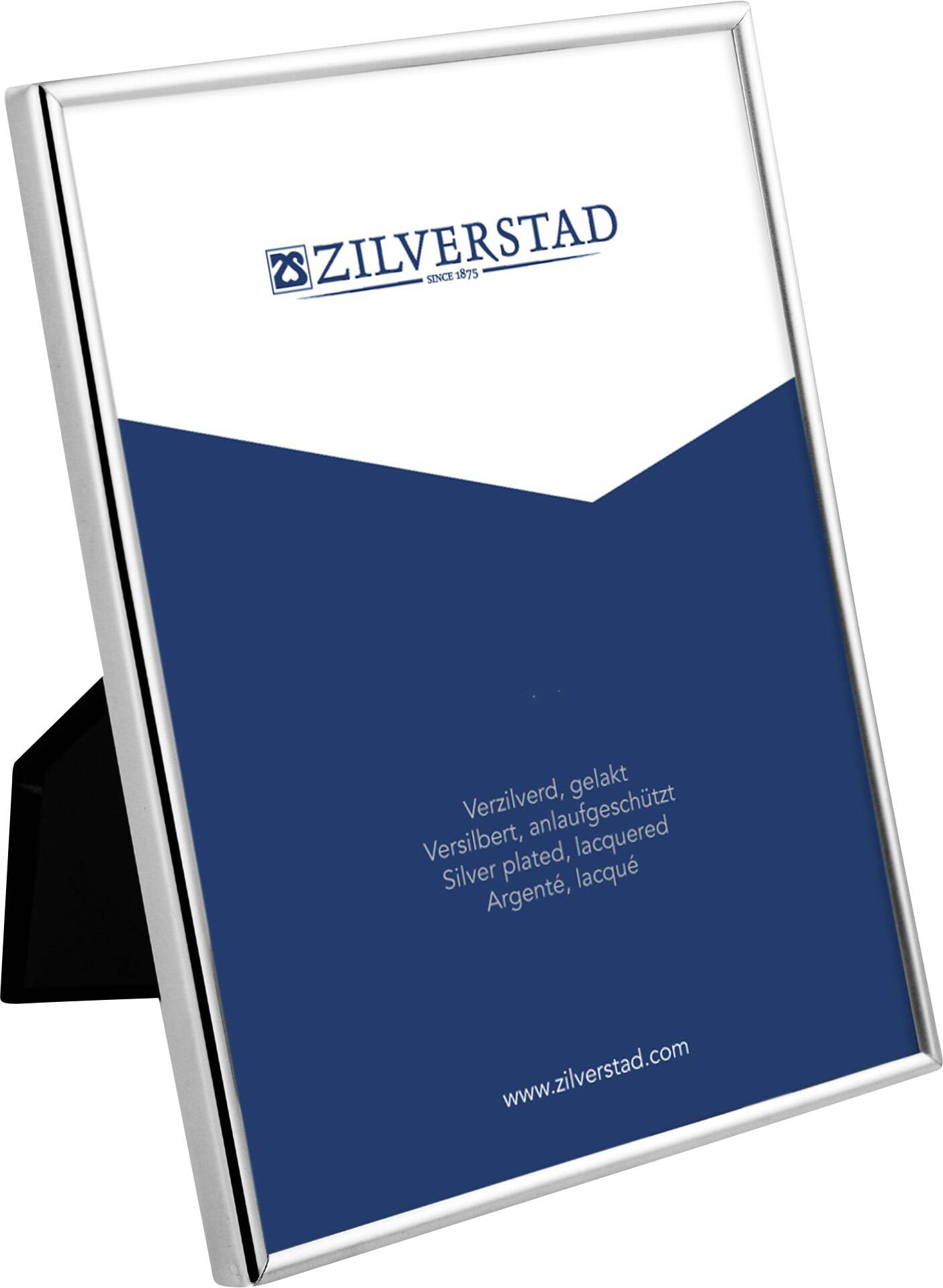'Zilverstad' Bilderrahmen, silberfarben, aufstellbar.